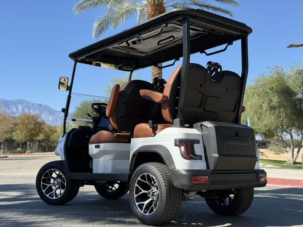 4-Seater Electric Golf Cart (Forward Facing) (Lifted)
