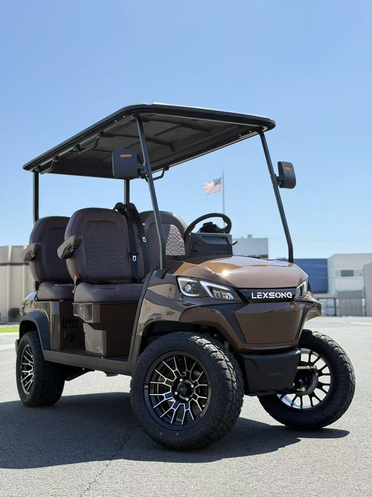 4-Seater Electric Golf Cart (Forward Facing) (Lifted)