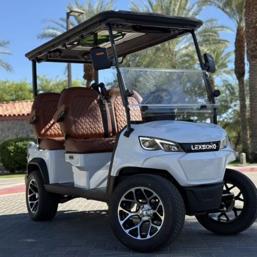 4-Seater Electric Golf Cart (Forward Facing) (Lifted)