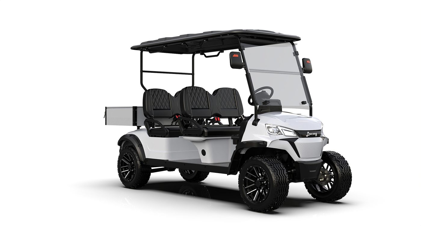 Utility Electric Golf Cart (Lifted)