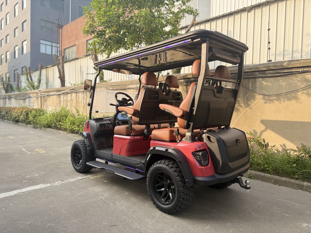 4-Seater Electric Golf Cart (Forward Facing) (Lifted)