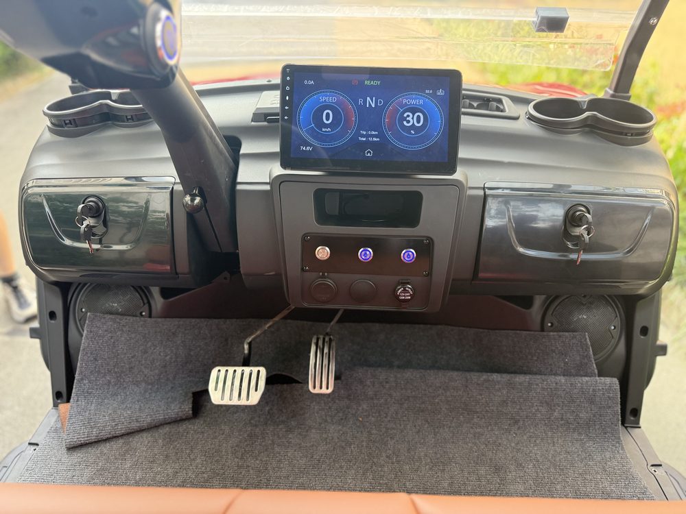 4-Seater Electric Golf Cart (Forward Facing) (Lifted)