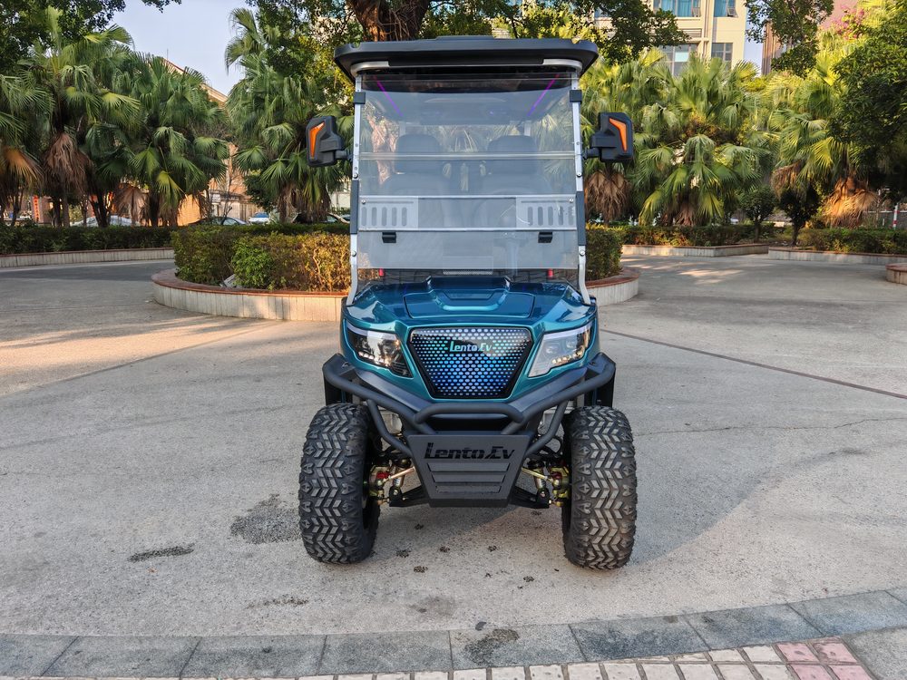 4WD 4-Seater Electric Golf Cart (Forward Facing) (Lifted)