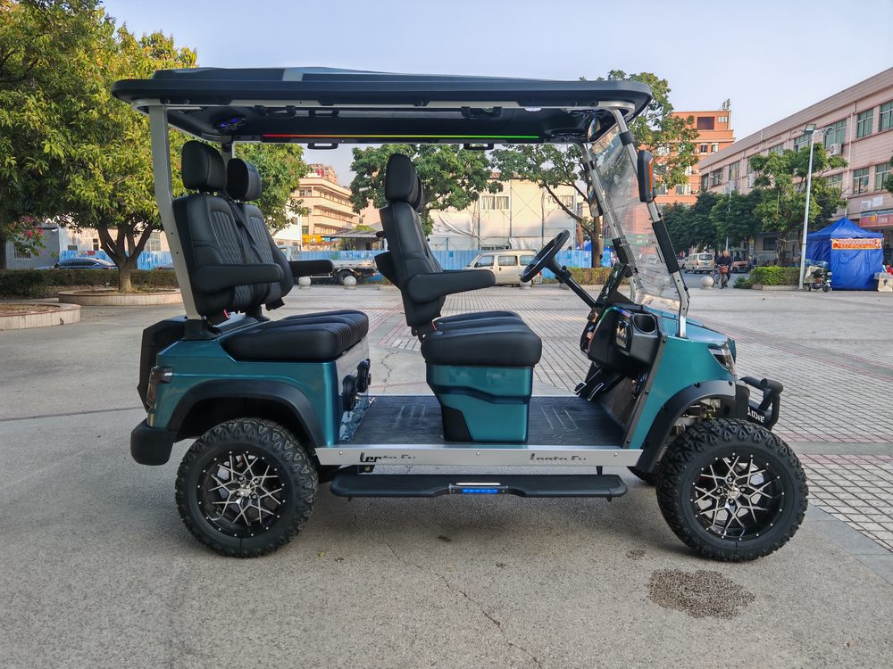4WD 4-Seater Electric Golf Cart (Forward Facing) (Lifted)