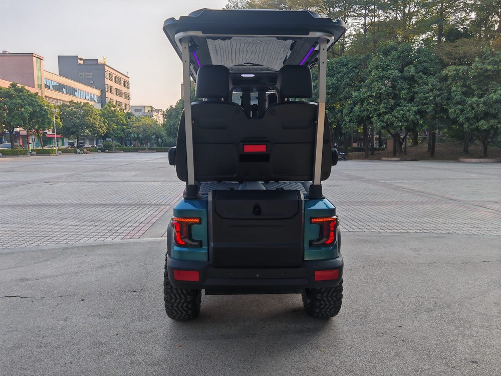4WD 4-Seater Electric Golf Cart (Forward Facing) (Lifted)
