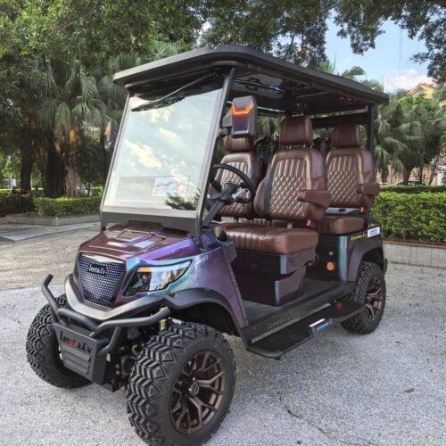 4WD 4-Seater Electric Golf Cart (Forward Facing) (Lifted)