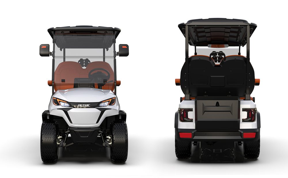 6-Seater Electric Golf Cart (Forward Facing) (Lifted)