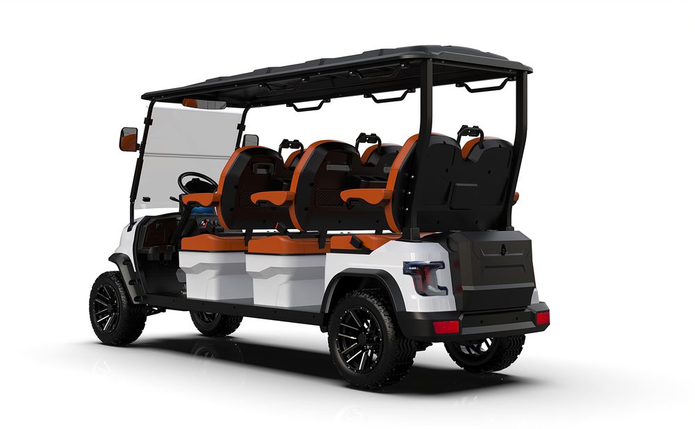 6-Seater Electric Golf Cart (Forward Facing) (Lifted)