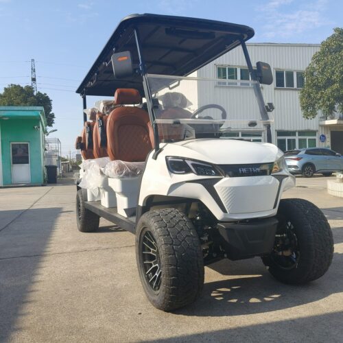 6-Seater Electric Golf Cart (Forward Facing) (Lifted)